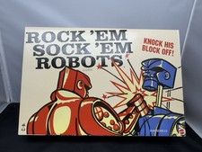ROCK  EM SOCK  EM ROBOTS 2001 Works Great   YOU KNOCKED MY BLOCK OFF   W/Box 