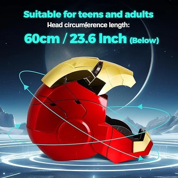 Autoking Iron Man Helm MK5 Sprachsteuerung Fernbedienung Touch-Steuerung Maske - Bild 3 von 4