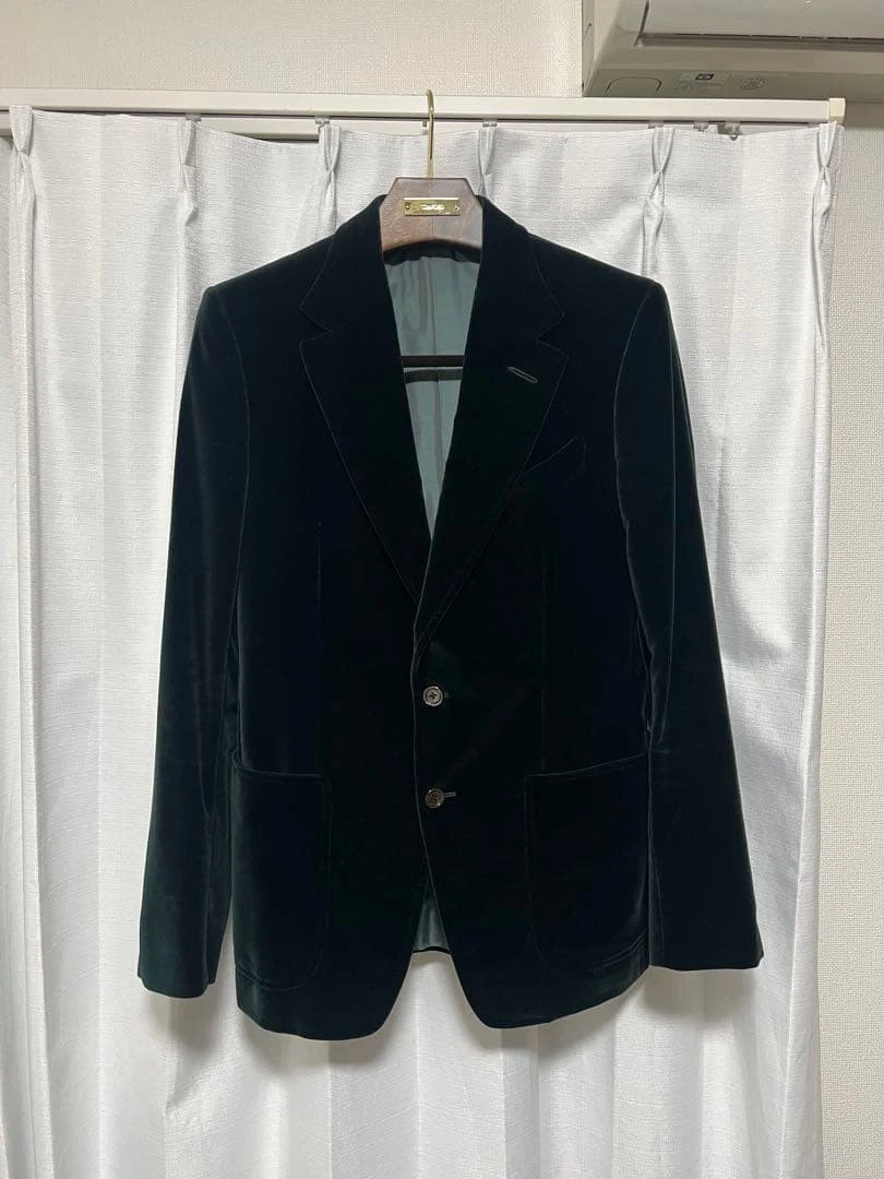 TOM FORD オリーブグリーン パイル地ジャケット46※訳あり s-l1200.png