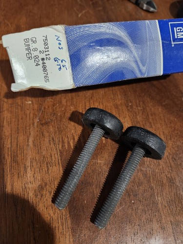 NOS 64-65 GM Pontiac GTO Tri Power 4 Spd Core Support Hood Adjust ...