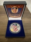 Authentic 2000 Painted American Silver Eagle - 1 oz 0.999 Silver * Uncirculated