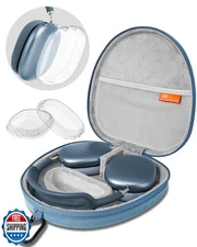 Travel Case for Apple AirPods Max - Portable Hard Carrying Bag wi