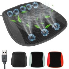 Universal Car Cooling Seat Cushion USB Fan 5 or 8 Fans 3-Speed Cooled Chair Pad