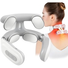 Electric Cervical Neck Pulse Massager Pain Shoulder Relief Body Muscle Relax UK