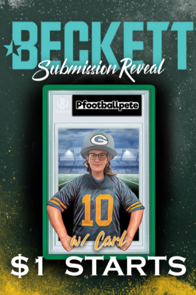 🏈$1 START SPORTS AUCTIONS!!🏈 W/ CARL I MEAN PACKER PETE