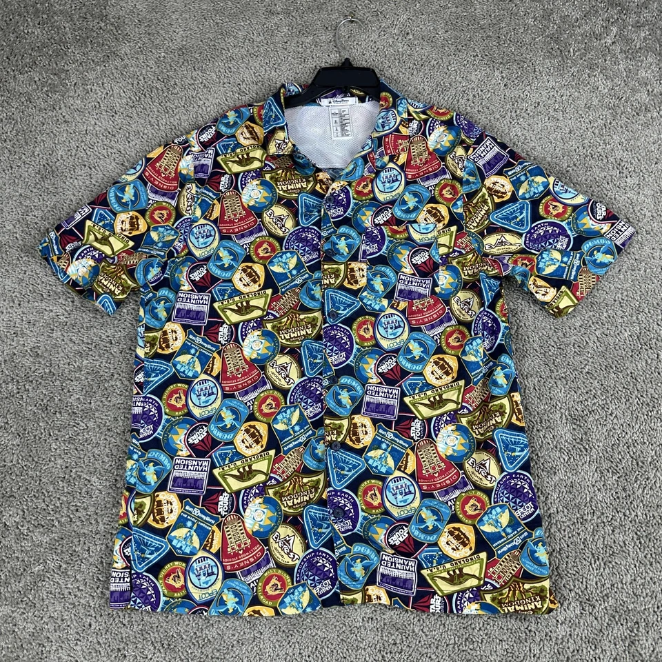 Camisa Parques Disney Para Hombre Grande Multicolor Star Wars Campamento Epcot Magic Kingdom Foto 2 de 4