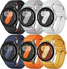 6 Pack Sport Band Strap for Samsung Galaxy Watch7 6 40/44mm No Gap Soft Silicone