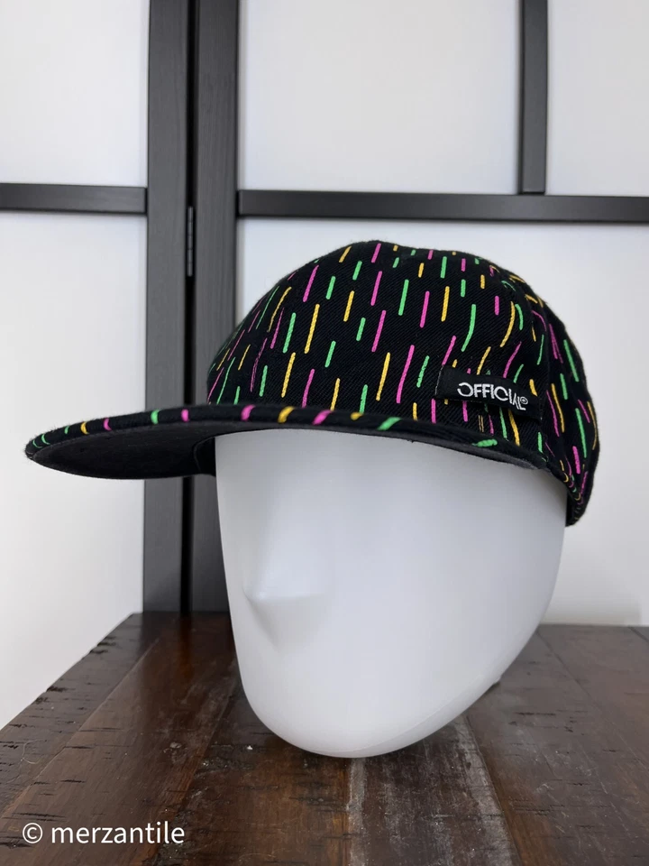 DC Shoes Hat Cap Fitted Men 7 5/8 Black Striped Very Special Made In USA Skate D - Image 4 of 4