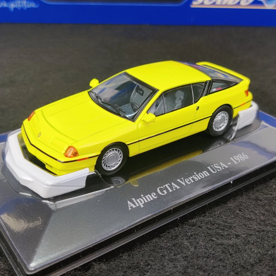 AUTO ELIGOR ALPINE GTA VERSIONE USA GIALLA 1986 1:43 IN SCATOLA BLISTER - Immagine 4 di 4