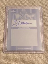 TJ MCCANTS 2019 Leaf Perfect Game AUTO Printing Plate #1/1 ALABAMA, WHITE SOX