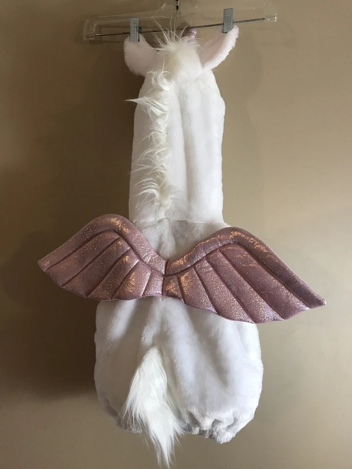 Play Imagine Unicornio 🦄 Disfraz de Halloween Pegaso Sudadera con Capucha Infantil Talla 3-6 Meses Foto 3 de 4