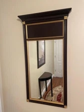 Vintage Bombay Regency Style Wall Mirror