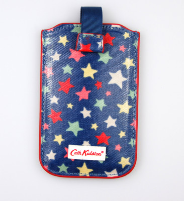 Cath Kidston Handy Schutzhülle, Handytasche - Mini Shooting Star denim blue