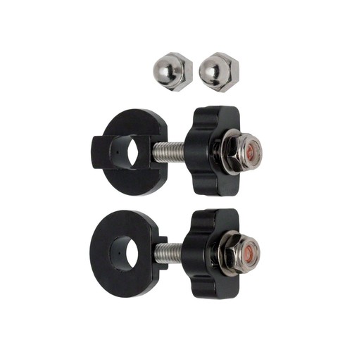PAIR BMX MTB SINGLE SPEED Chain Tugs Tensioners Adjusters 14mm 10mm 3/8" Axle - Bild 6 von 9