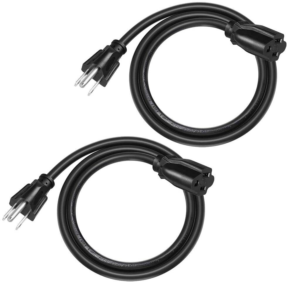 DEWENWILS Extension Cord 16 AWG Weatherproof Power Cable 3 Prong Indoor Outdoor-image
