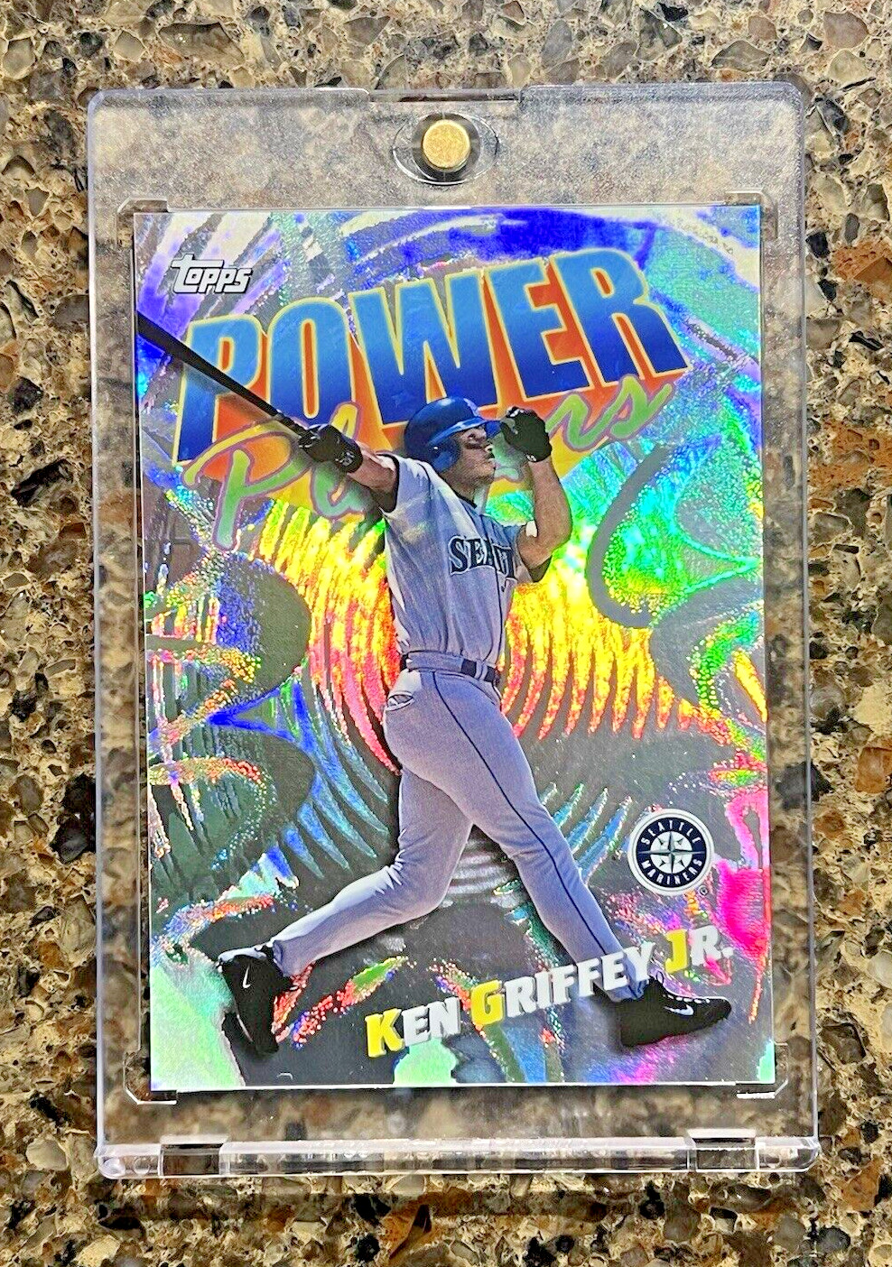 Ken griffey jr. 1999 topps power players holofoil seattle mariners hof