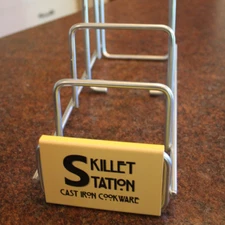 Griswold Wagner Lodge Cast Iron Skillet Pan Display Rack Holder