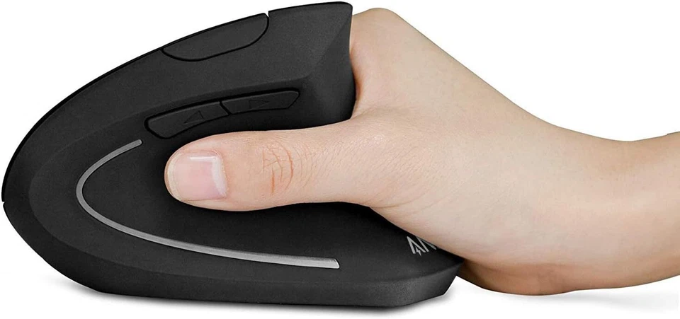 Anker 2.4G Wireless Vertical Ergonomic Optical Mouse 5 Buttons 800/1200/1600 DPI - Image 2 of 4