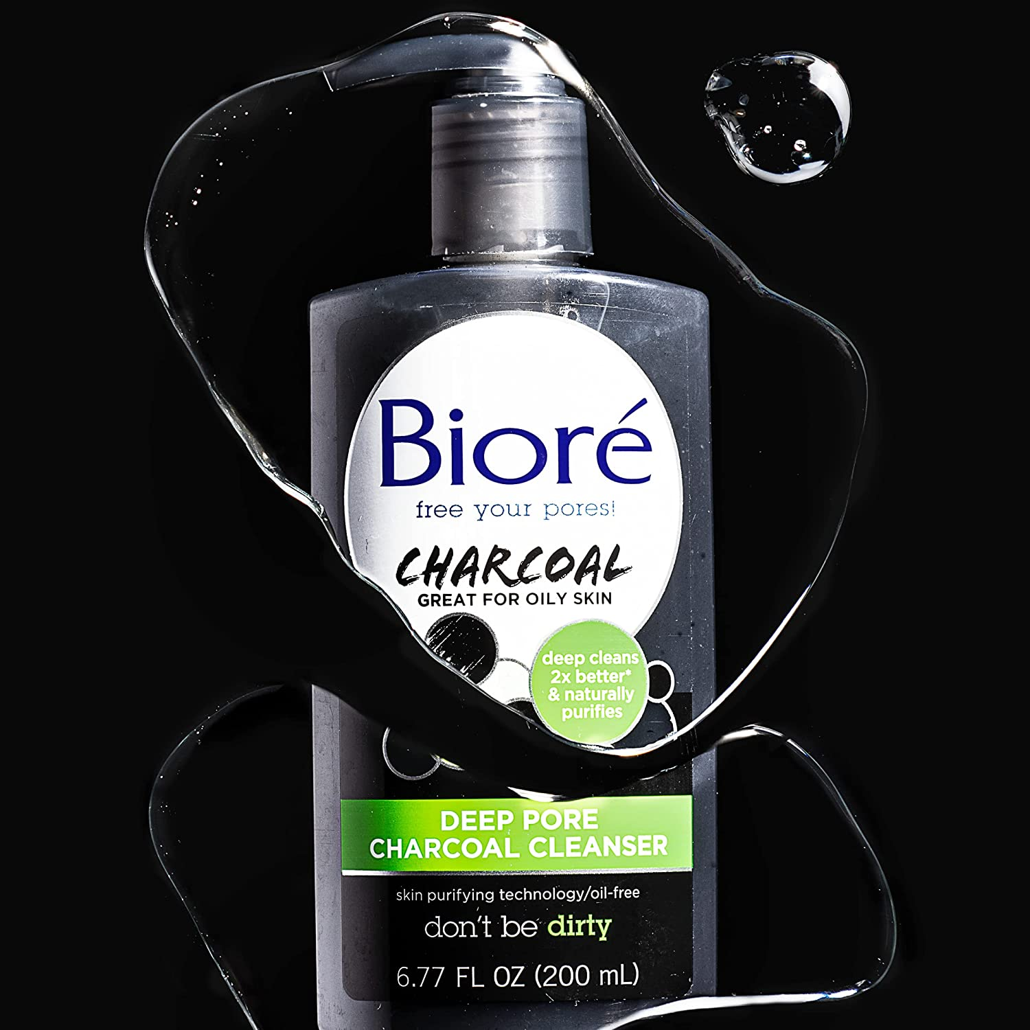 Biore Charcoal Face Wash for Men Deep Pore Facial Cleanser Oily Skin 6.77 Ounce eBay