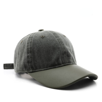 Men Adjustable Denim Baseball Cap Hat Wash Cotton Outdoor