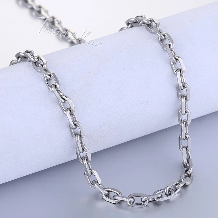 2.5/3/4/6/9mm Cable Rolo Link Stainless Steel Mens Boys Chain Necklace 18-36" - product detail image 10