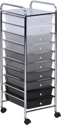 10 Drawer Cart, Shaded CRT-05255 Assorted