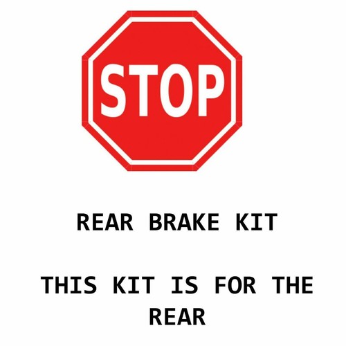 Rear Disc Brake Rotors Ceramic Brake Pads Kit for 2007 - 2017 Jeep Wrangler JK - Picture 3 of 8