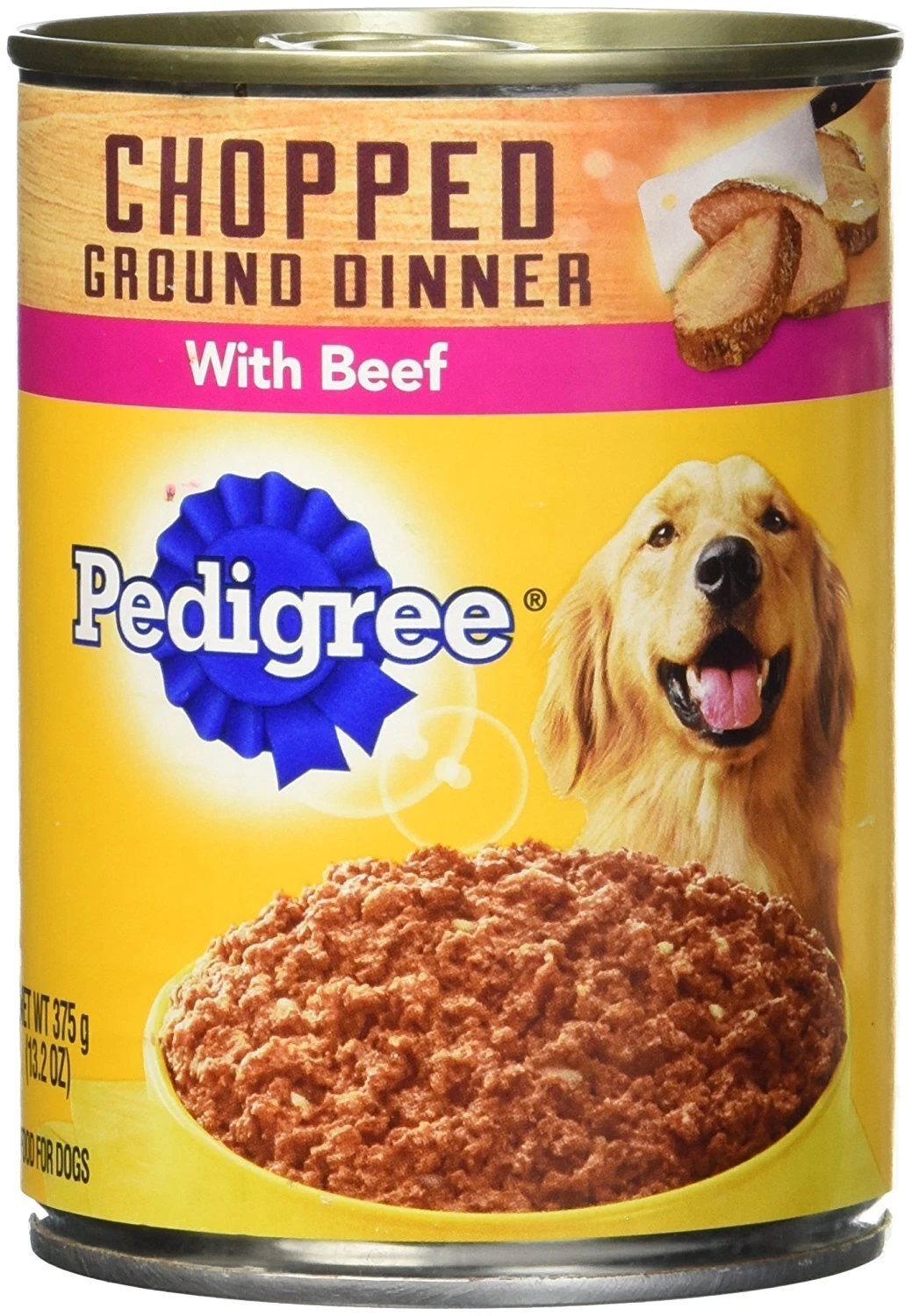 Pedigree Chopped Ground Dinner Wet Dog Food Variety Pack 12 Cans 13.2 Oz