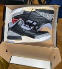 Vintage 2001 New Nike Air Jordan 3 III Black Cement sz.10.5 w/box Rare OG DS