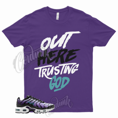 TG T Shirt to for Air Max Plus Black Grape Fierce Purple Aurora