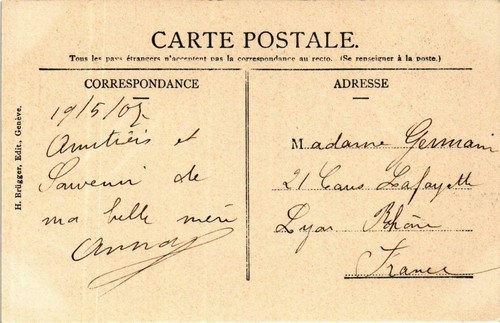CPA AK GENEVE La rade SWITZERLAND (705370) - 第 2/2 張圖片