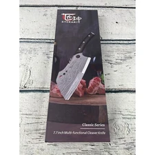 Syokami Cleaver Knife 7.7 inch Multi-functional Meat Vegetable Butcher Knife