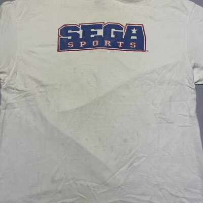 Vintage 90s Sega Sports Single Stitch Video Game T Shirt XL