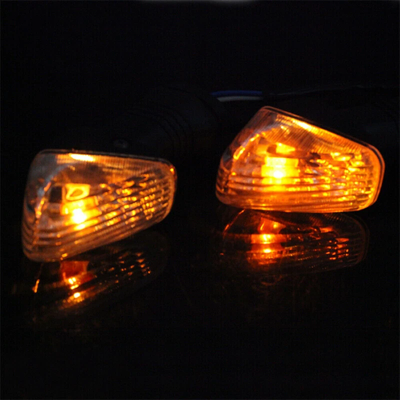 Par de luces indicadoras de señal de giro delanteras para KAWASAKI NINJA ZX-6R ZX-10R ZX-10RR Foto 3 de 4