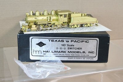 HALLMARK MODELS DONJIN Messing Texas & Pacific T&P 0-6-0 Rangierlokomotive Oi