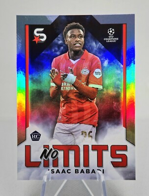 Isaac Babadi No Limits Rookie RC Topps UCL Super-Stars 2023/24 #NL-14 PSV