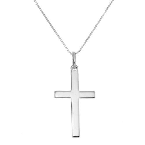 Large Plain Real 925 Sterling Silver 