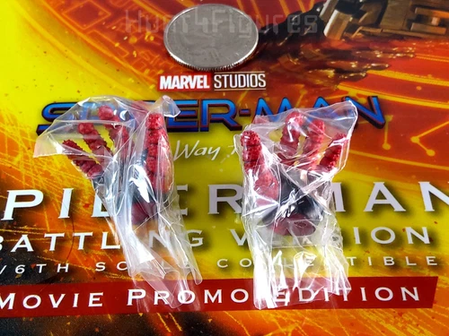 Figura de acción Hot Toys MMS625 Spider-Man versión de batalla 1/6 2 manos relajadas 