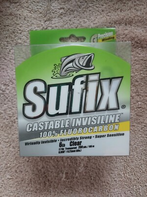 Sufix Fluorocarbon Castable Invisiline