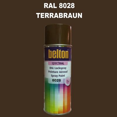 Belton Kwasny Spraydose 400ml glänzend schnelltrocknend RAL 8028 Terrabraun