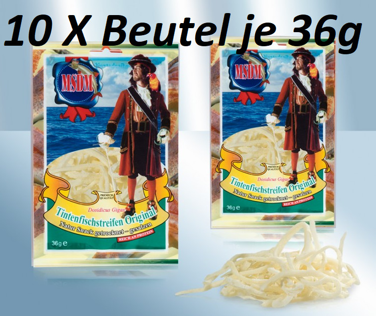 10x Tintenfisch streifen Getrocknet Gesalzen Натуральная соленая к пиву
