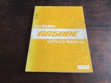 Suzuki GS500E 1989-1992 Shop repair service manual Reparaturanleitung