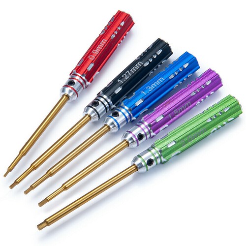 5Pack 0.9mm-2.0mm Hex Screw Driver Repair Tool for RC Car/Boat Model Hobby Model - Picture 4 of 11
