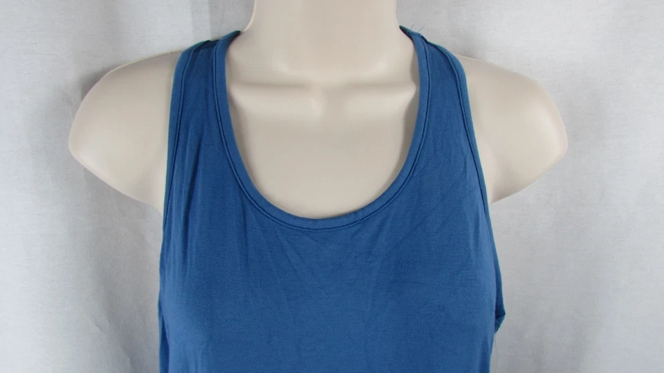 Camiseta sin mangas Gaiam azul yoga Grace pequeña NUEVA Studio to Street mujeres S Foto 4 de 4