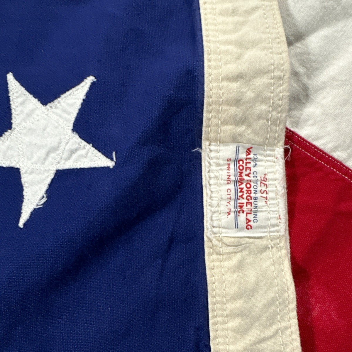 ヴィンテージ USA製 VALLEY FORGE FLAG 星条旗 50スター VINTAGE 1960's Valley Forge Flag Co 50 Star American Flag 9