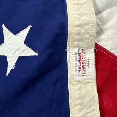 ヴィンテージ USA製 VALLEY FORGE FLAG 星条旗 50スター Vtg Valley Forge Flag Co USA FLAG 