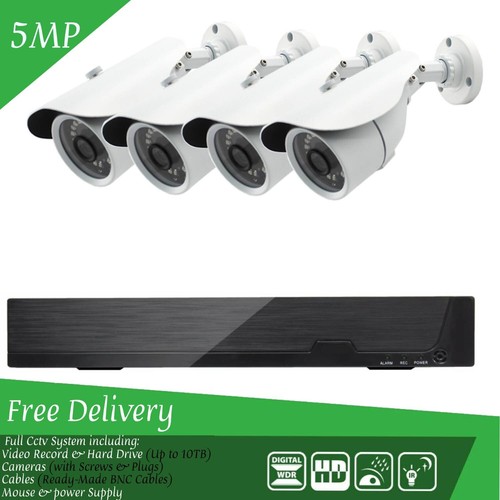 SISTEMA DE CÁMARA CCTV 5MP 4/8/16 CANALES DVR EXTERIOR VISIÓN NOCTURNA KIT DE SEGURIDAD PARA EL HOGAR - Imagen 15 de 27