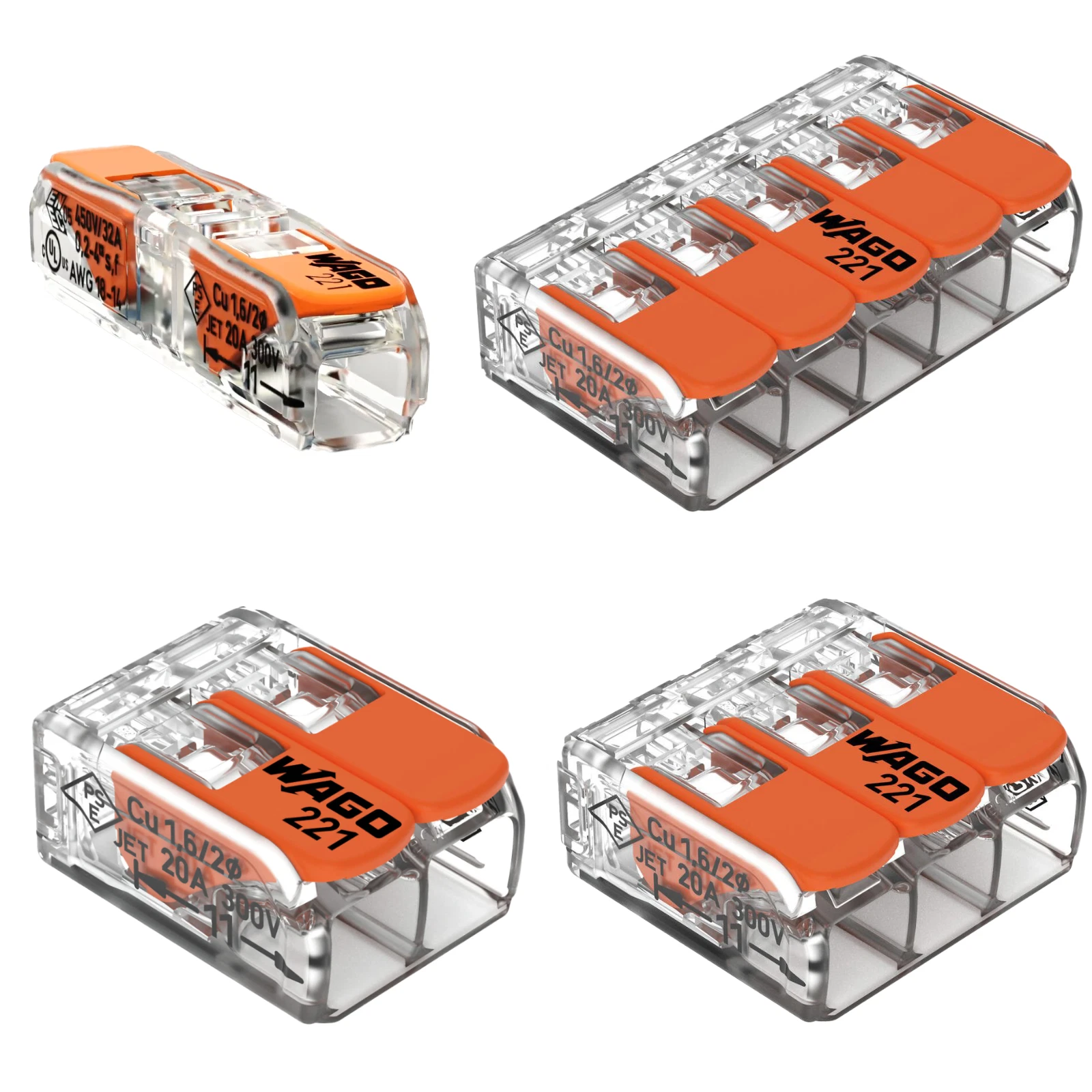 Wago 221 Lever Connectors