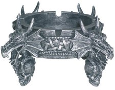 Drachen Dragon Aschenbecher Drache Ascher Fantasy Drachenköpfe Gothic 770-228