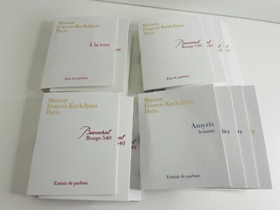 Maison Francis Kurkdjian Paris Samples - 2ml ~540,A la rose,Gentle fluidity,oud